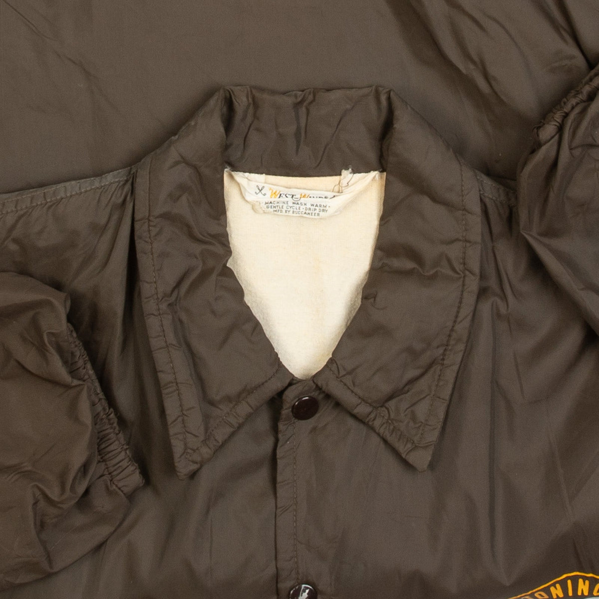 MEN'S VINTAGE 1980S STONINGTON PEE WEE COACH JACKET - LARGE