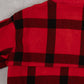 MEN'S VINTAGE 1980S CHECKED FULL ZIP HOODED JACKET - MEDIUM