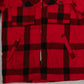 MEN'S VINTAGE 1980S CHECKED FULL ZIP HOODED JACKET - MEDIUM