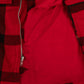 MEN'S VINTAGE 1980S CHECKED FULL ZIP HOODED JACKET - MEDIUM