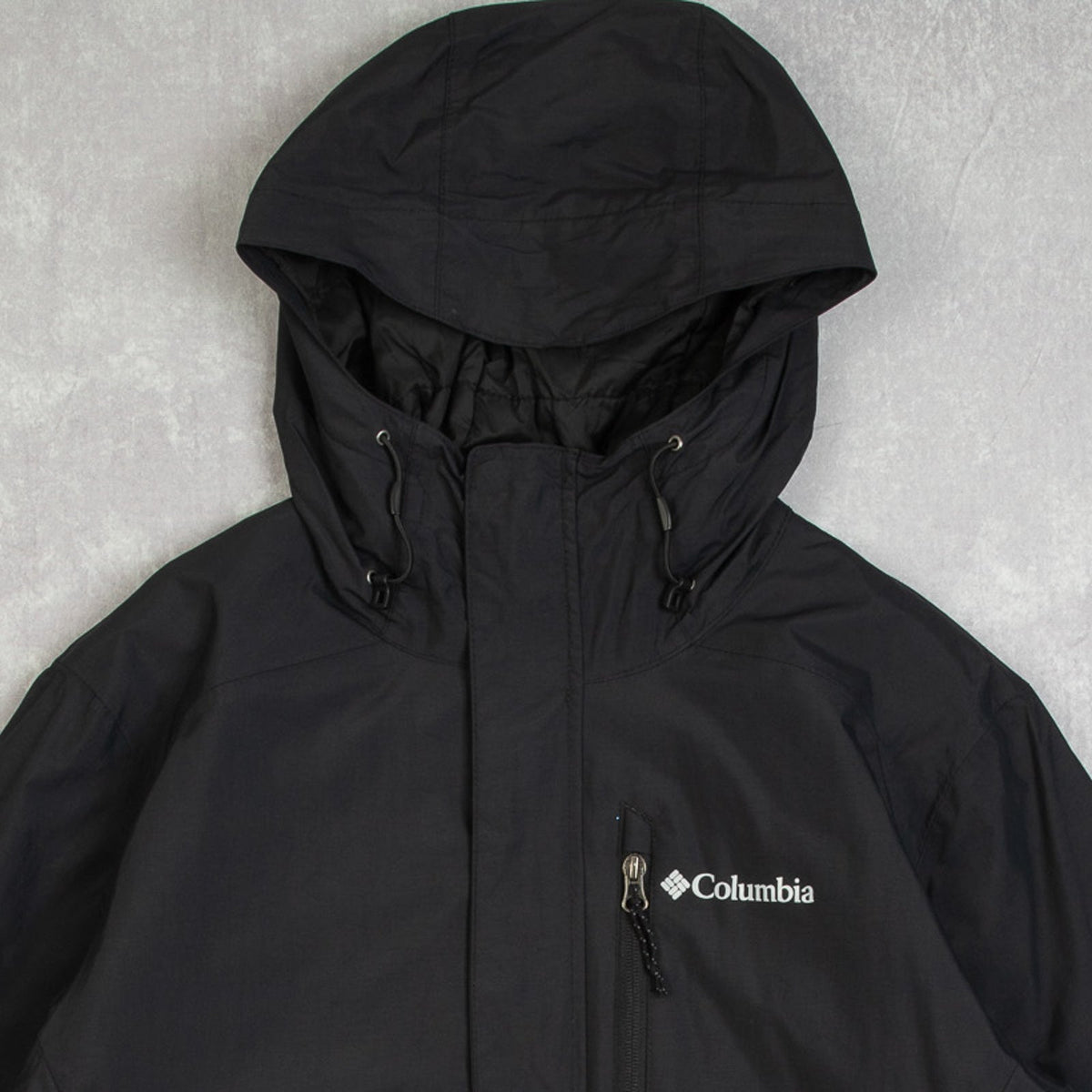MEN'S VINTAGE 1990S COLUMBIA HOODED FULL ZIP JACKET - MEDIUM