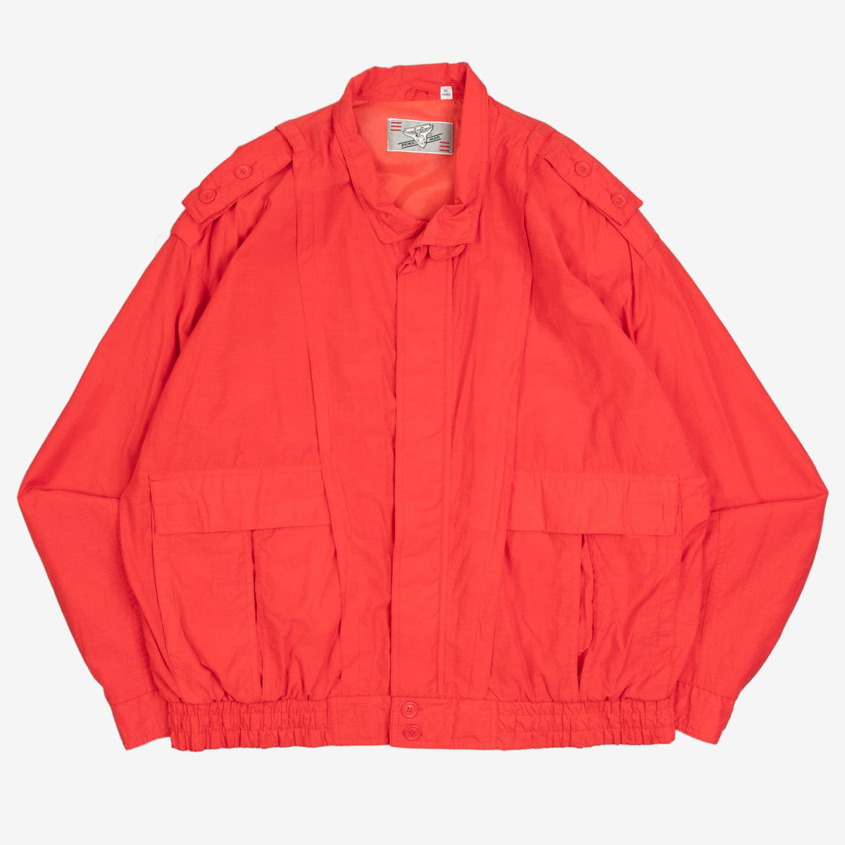 MEN'S VINTAGE 1980S UTILITY BOMBER JACKET - X-LARGE