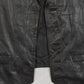 MEN'S VINTAGE 1990S LEATHER VEST JACKET - SMALL