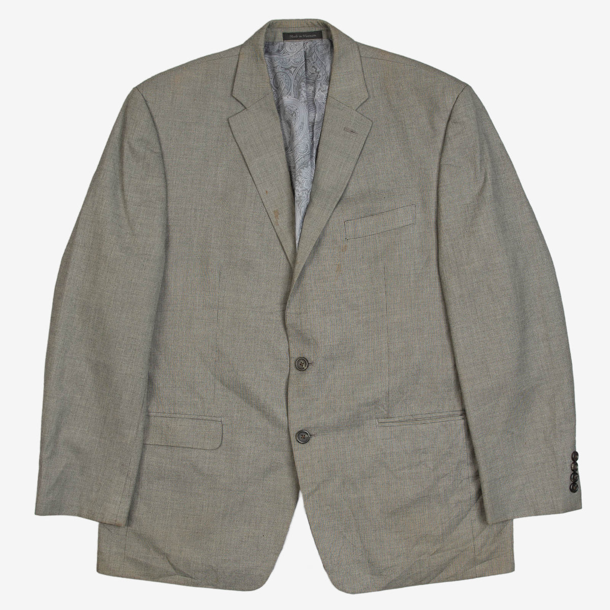MEN'S VINTAGE 1990S CHAPS BLAZER SUIT JACKET - MEDIUM