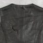 MEN'S VINTAGE 1990S LEATHER VEST JACKET - SMALL