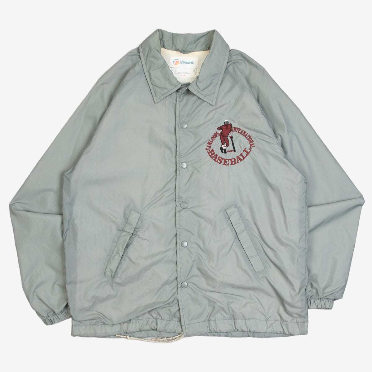 MEN'S VINTAGE 1990S KAMLOOPS BASEBALL COACH JACKET - LARGE