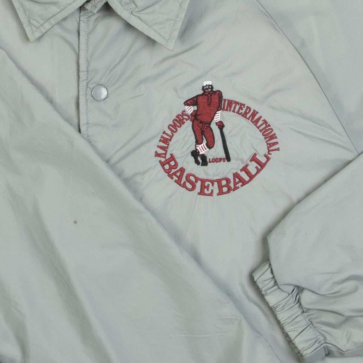 MEN'S VINTAGE 1990S KAMLOOPS BASEBALL COACH JACKET - LARGE
