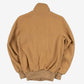 WOMEN'S VINTAGE 1980S KNITTED COLLARED FULL ZIP JACKET - SMALL