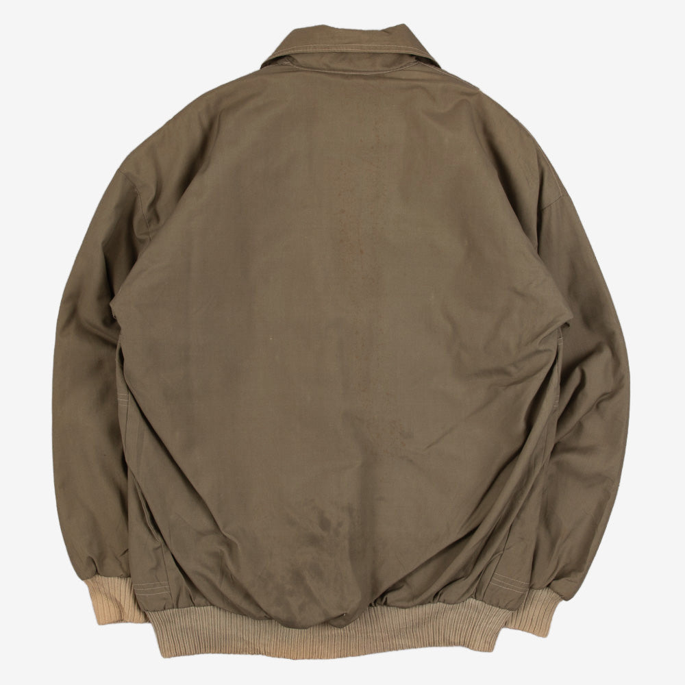 MEN'S VINTAGE 1990S SHERPA LINED BOMBER JACKET - SMALL