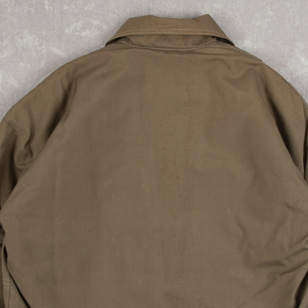 MEN'S VINTAGE 1990S SHERPA LINED BOMBER JACKET - SMALL