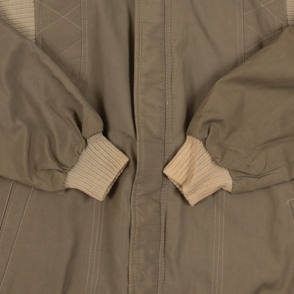 MEN'S VINTAGE 1990S SHERPA LINED BOMBER JACKET - SMALL