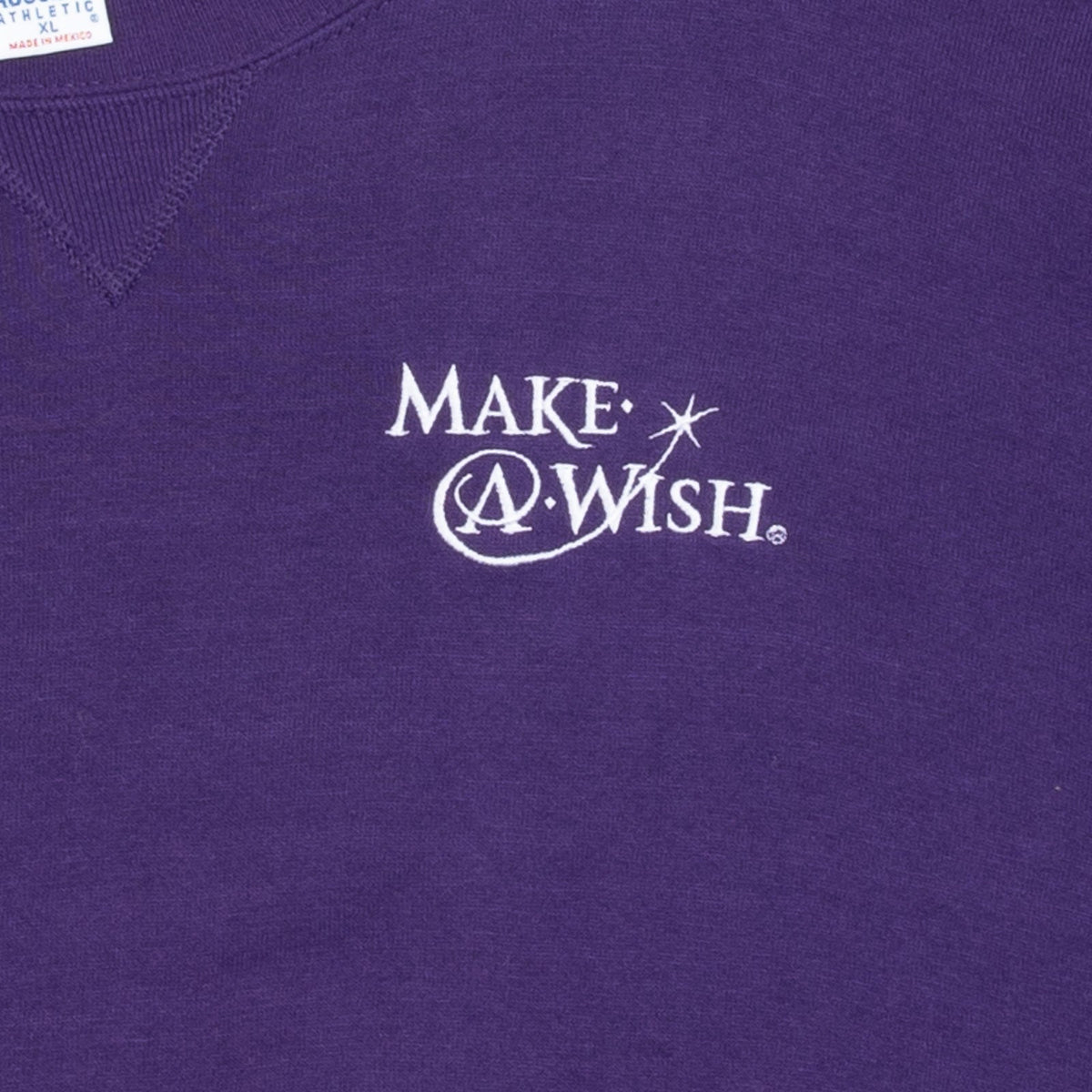 MEN'S VINTAGE 1990S RUSSELL ATHLETIC MAKE A WISH SWEATSHIRT - X-LARGE