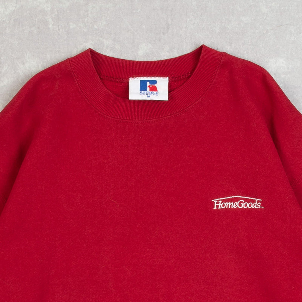 MEN'S VINTAGE 1990S RUSSELL ATHLETIC HOME GOODS SWEATSHIRT - MEDIUM