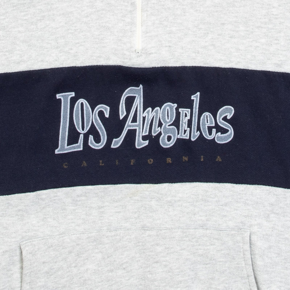 MEN'S VINTAGE 1990S LOS ANGELES HOODED SWEATSHIRT - LARGE