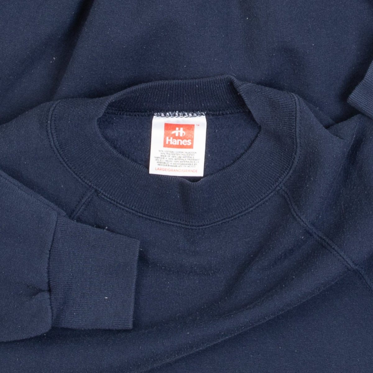 MEN'S VINTAGE BLANK RAGLAN SWEATSHIRT - LARGE