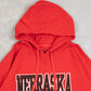 MEN'S VINTAGE NEBRASKA HOODED SWEATSHIRT - X-LARGE