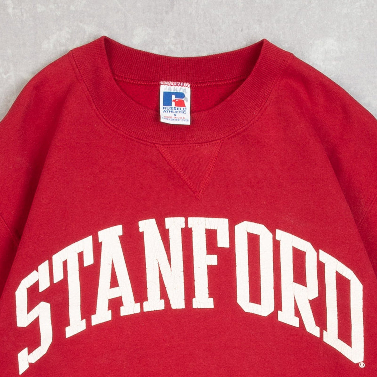 MEN'S VINTAGE 1990S RUSSELL ATHLETIC STANFORD SWEATSHIRT - SMALL