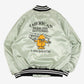 MEN'S VINTAGE 1990S SEAMLESS GUTTERING SATIN BOMBER JACKET - LARGE