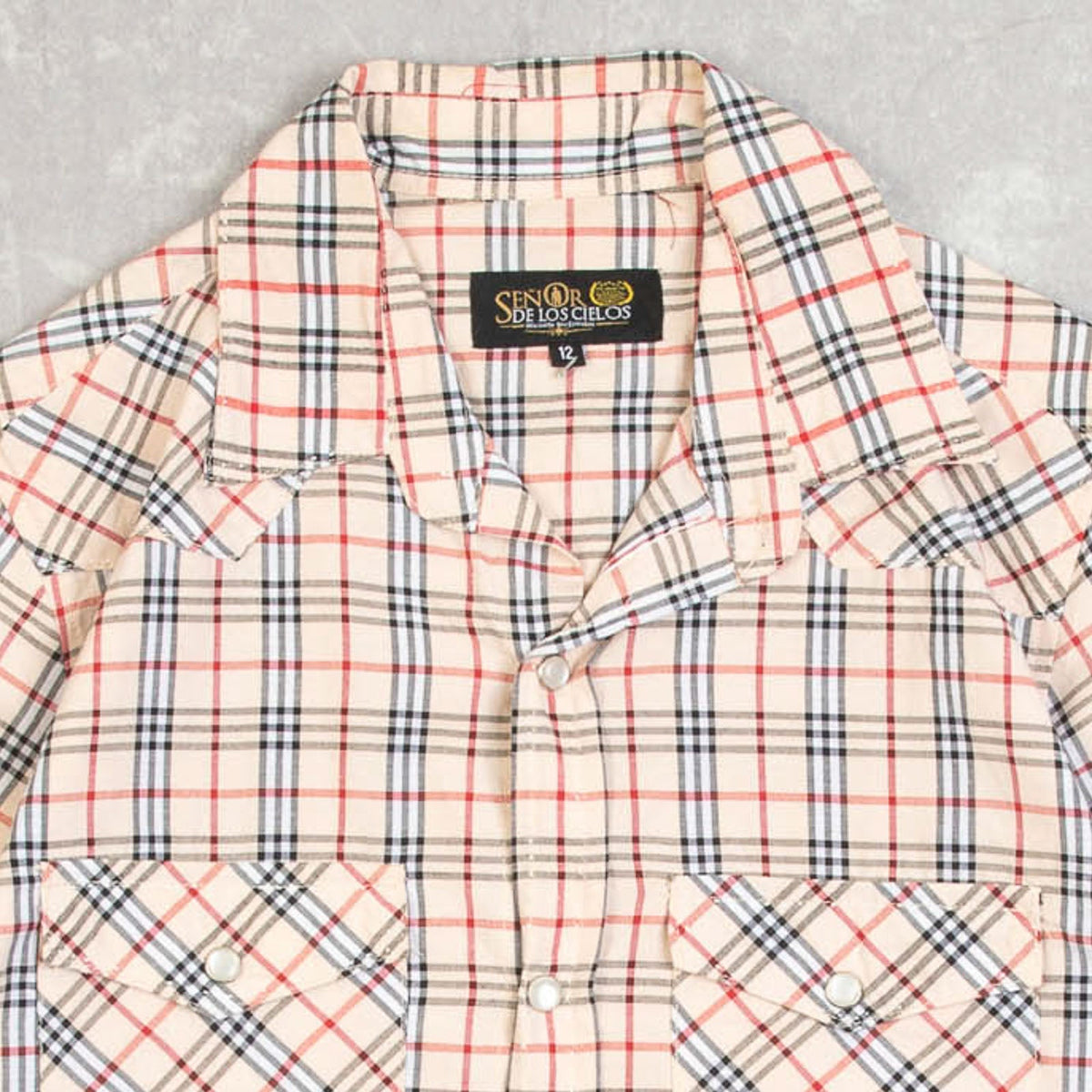 WOMEN'S VINTAGE 1990S CHECKED WESTERN SHIRT - MEDIUM