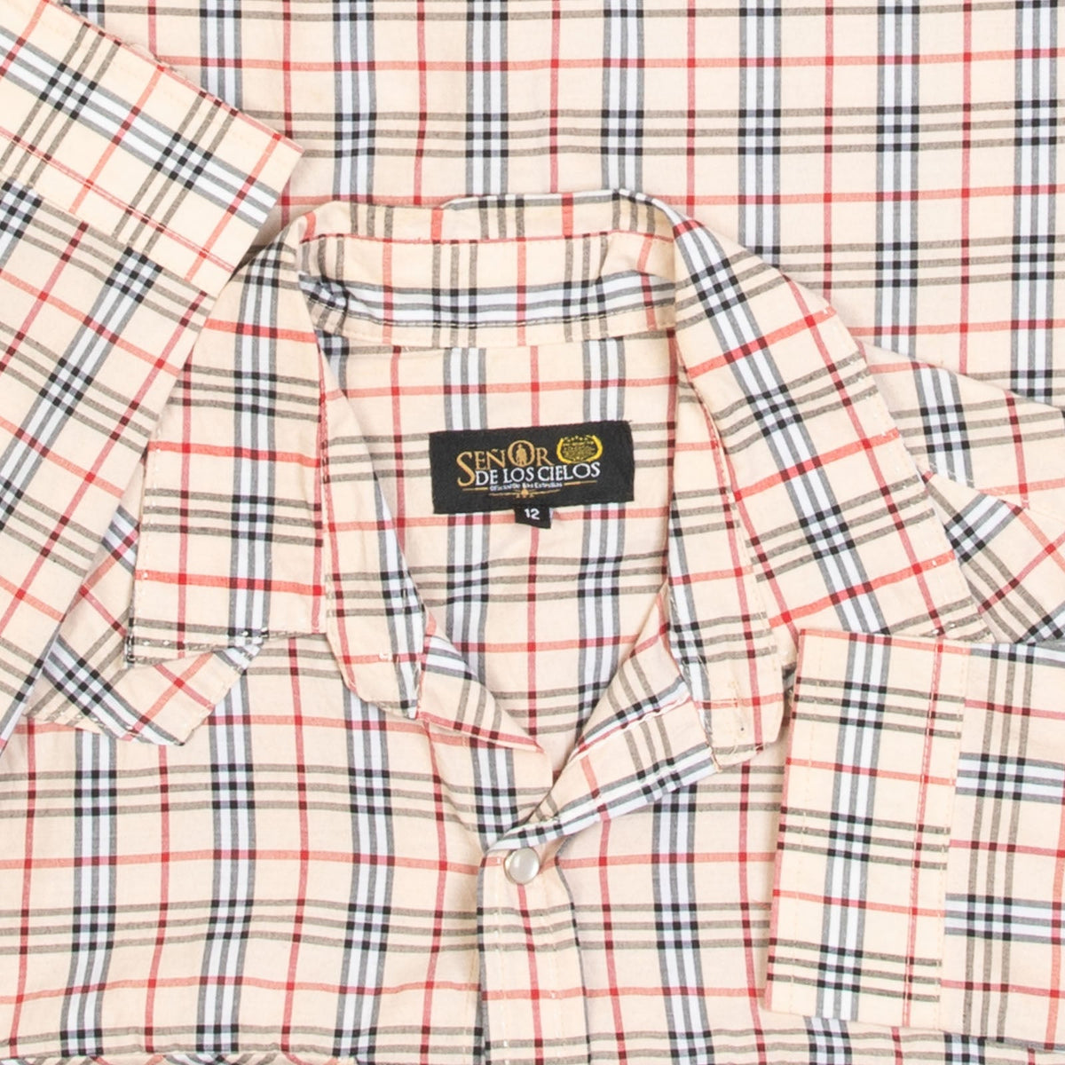 WOMEN'S VINTAGE 1990S CHECKED WESTERN SHIRT - MEDIUM
