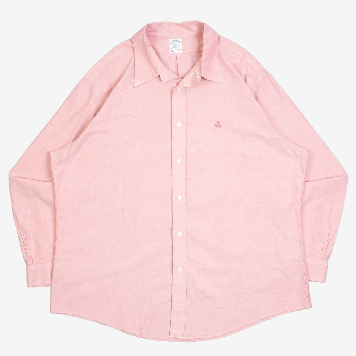 MEN'S VINTAGE 1990S BROOKS BROTHERS REGENT OXFORD SHIRT - XX-LARGE
