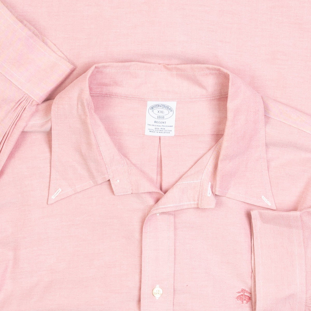 MEN'S VINTAGE 1990S BROOKS BROTHERS REGENT OXFORD SHIRT - XX-LARGE