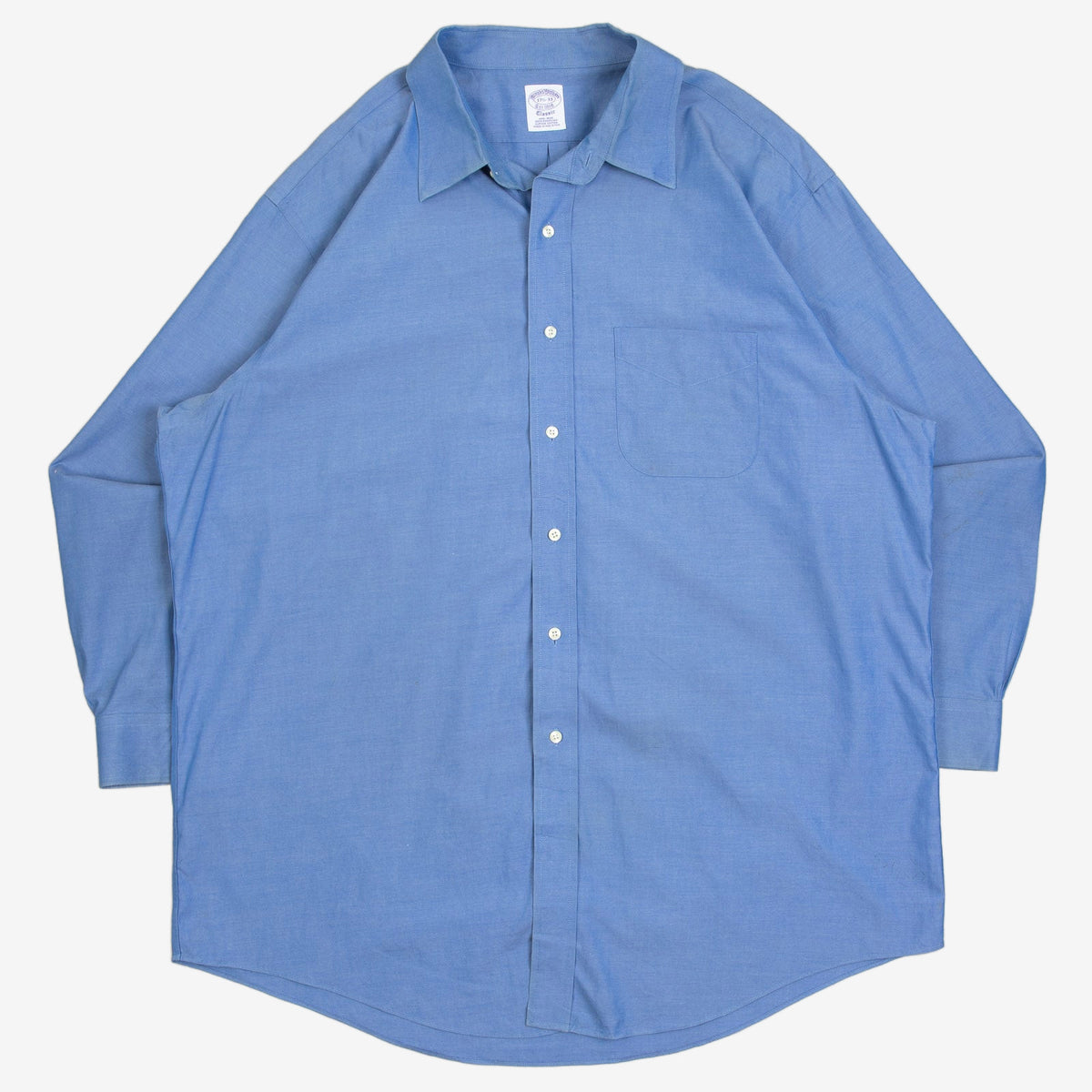 MEN'S VINTAGE 1990S BROOKS BROTHERS LONG SLEEVE SHIRT - XX-LARGE