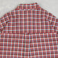 MEN'S VINTAGE 1990S RALPH LAUREN CHECKED SHORT SLEEVE SHIRT - LARGE