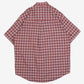 MEN'S VINTAGE 1990S RALPH LAUREN CHECKED SHORT SLEEVE SHIRT - LARGE