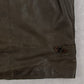 MEN'S VINTAGE 1990S LEATHER GILET VEST JACKET - LARGE