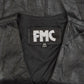 MEN'S VINTAGE 1990S LEATHER VEST JACKET - SMALL