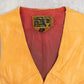 MEN'S VINTAGE 1980S LEATHER VEST JACKET - SMALL