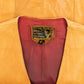 MEN'S VINTAGE 1980S LEATHER VEST JACKET - SMALL