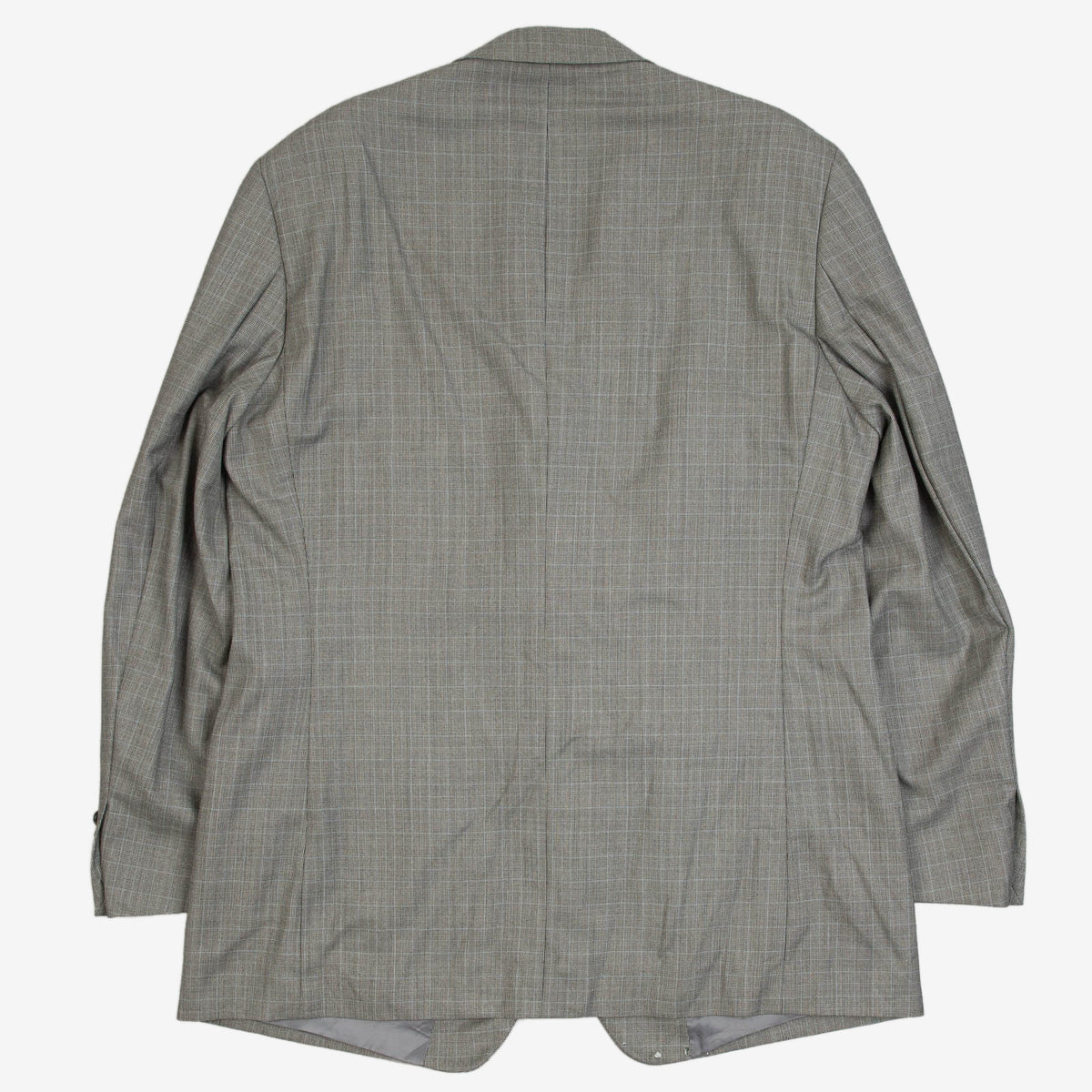 MEN'S VINTAGE 1990S NAUTICA CHECKED BLAZER SUIT JACKET - LARGE