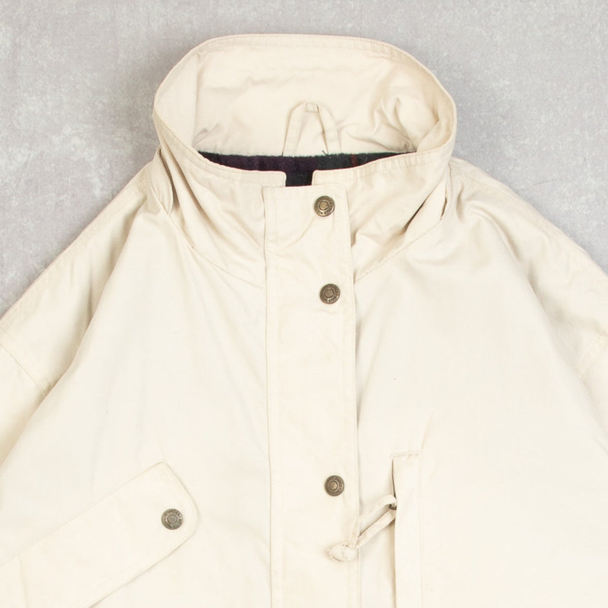 MEN'S VINTAGE 1990S EDDIE BAUER FULL ZIP PARKA JACKET - LARGE