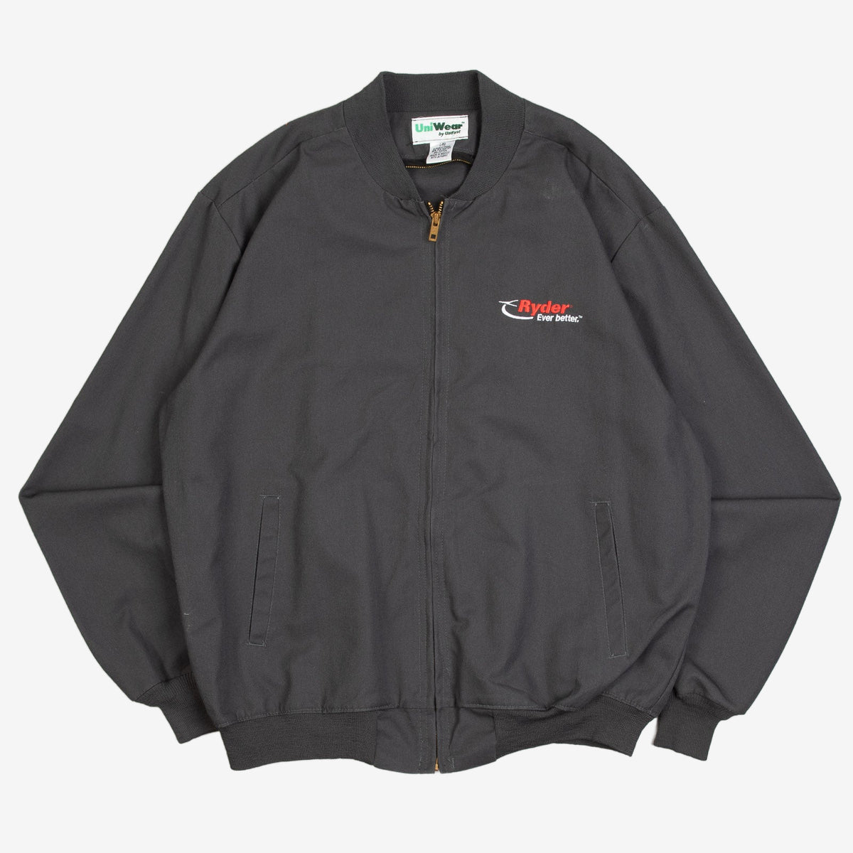 MEN'S VINTAGE RYDER WORKWEAR BOMBER JACKET - LARGE