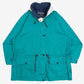 MEN'S VINTAGE 1990S HOODED FULL ZIP PARKA JACKET - X-LARGE