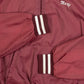 MEN'S VINTAGE 1980S HOODED STROUDSBURG HOCKEY QUARTER ZIP JACKET - LARGE