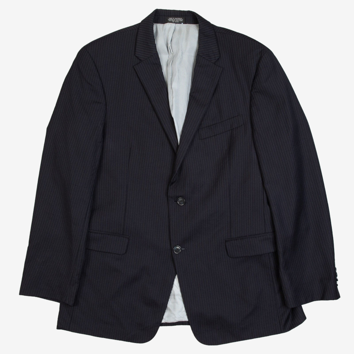 MEN'S VINTAGE 1990S TOMMY HILFIGER PINSTRIPE BLAZER SUIT JACKET - MEDIUM