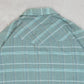 MEN'S VINTAGE 1990S CHECKED WESTERN SHORT SLEEVE SHIRT - X-LARGE