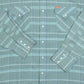 MEN'S VINTAGE 1990S CHECKED WESTERN SHORT SLEEVE SHIRT - X-LARGE