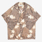 MEN'S VINTAGE 1990S HAWAIIAN SHORT SLEEVE PATTERNED SHIRT - LARGE