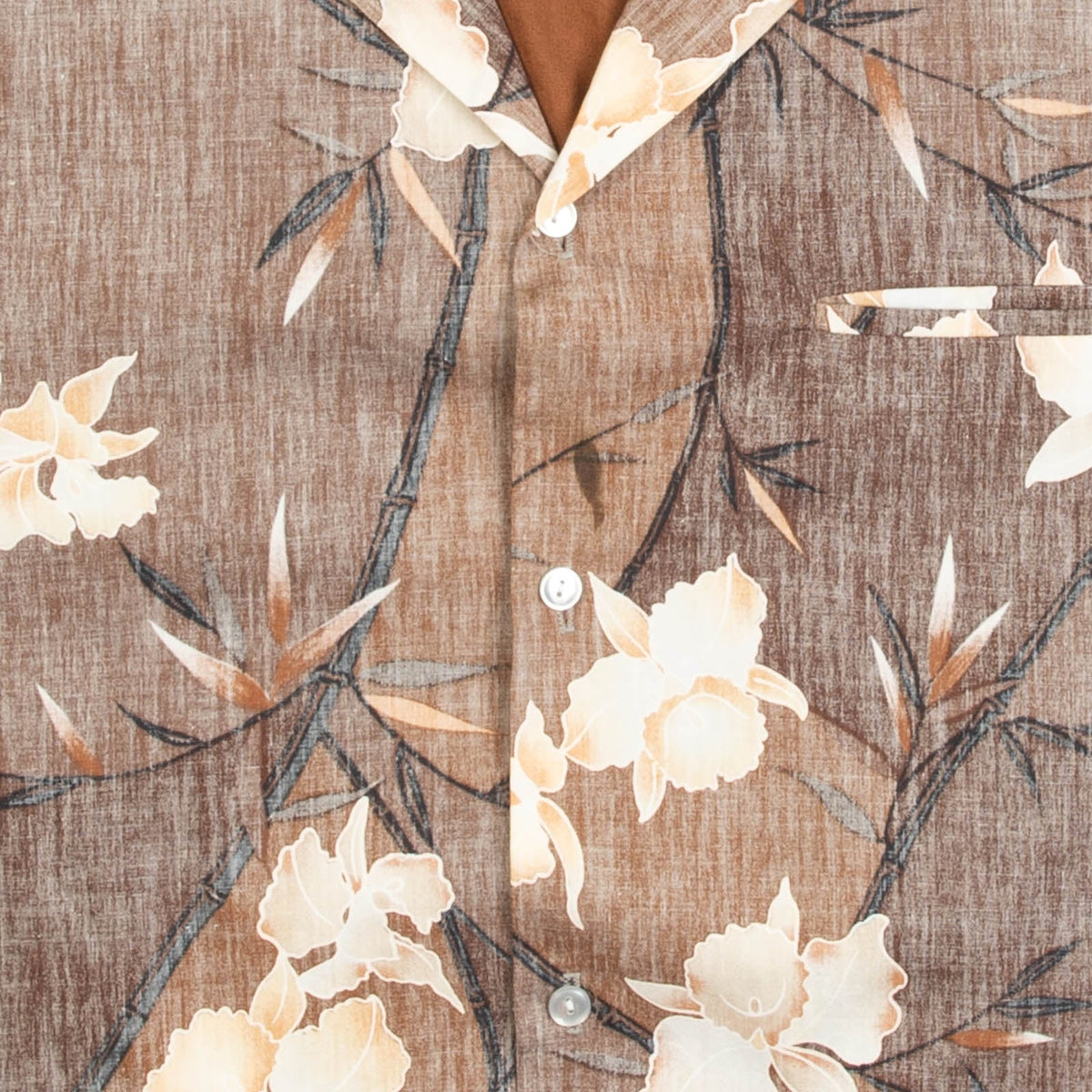 MEN'S VINTAGE 1990S HAWAIIAN SHORT SLEEVE PATTERNED SHIRT - LARGE