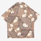 MEN'S VINTAGE 1990S HAWAIIAN SHORT SLEEVE PATTERNED SHIRT - LARGE
