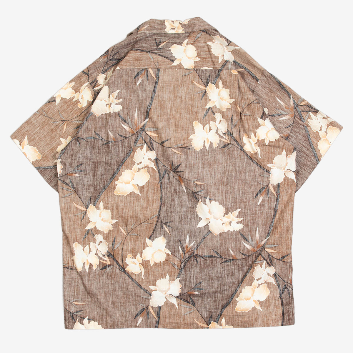 MEN'S VINTAGE 1990S HAWAIIAN SHORT SLEEVE PATTERNED SHIRT - LARGE