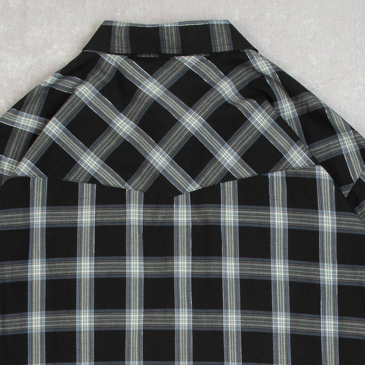 MEN'S VINTAGE 1990S CHECKED WESTERN SHIRT - XX-LARGE
