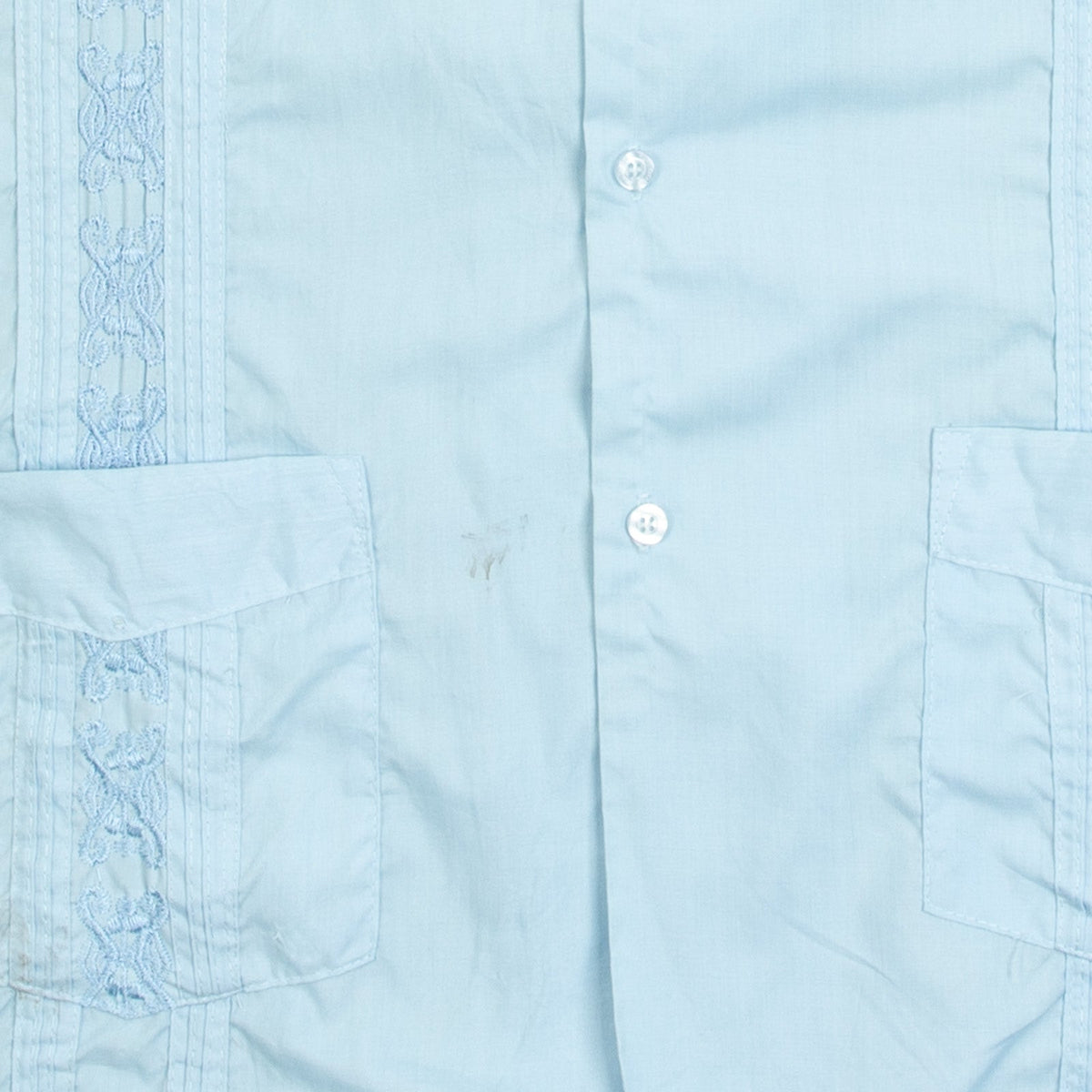 MEN'S VINTAGE 1990S CUBAN GUAYABERA SHIRT - XX-LARGE