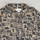 MEN'S VINTAGE 1990S HAWAIIAN SHORT SLEEVE PATTERNED SHIRT - XX-LARGE