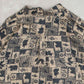 MEN'S VINTAGE 1990S HAWAIIAN SHORT SLEEVE PATTERNED SHIRT - XX-LARGE