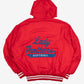 WOMEN'S VINTAGE 1990S LADY PANTHERS SOFTBALL HOODED QUARTER ZIP JACKET - X-LARGE